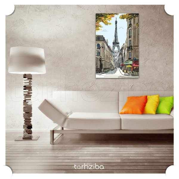 تابلو عکس ایفل و پاریس